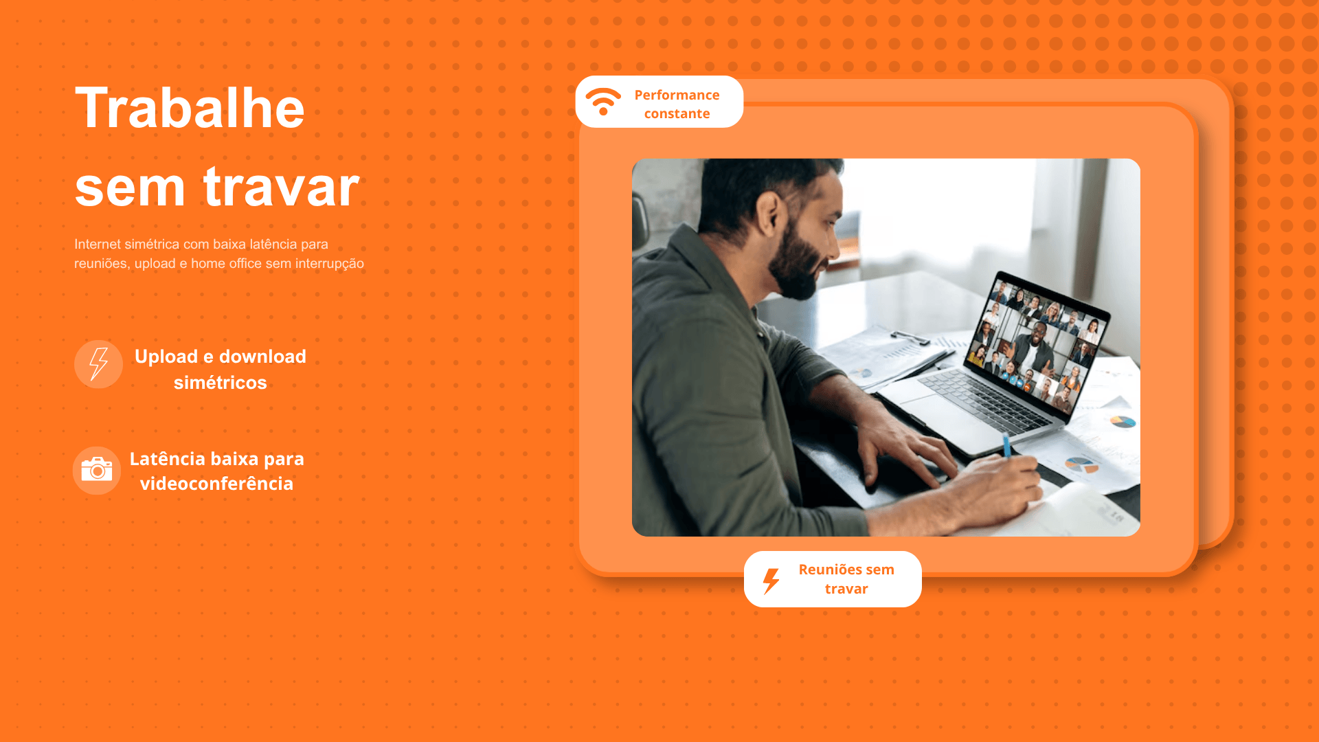 Trabalhe sem travar com internet simétrica e estável da LogLink