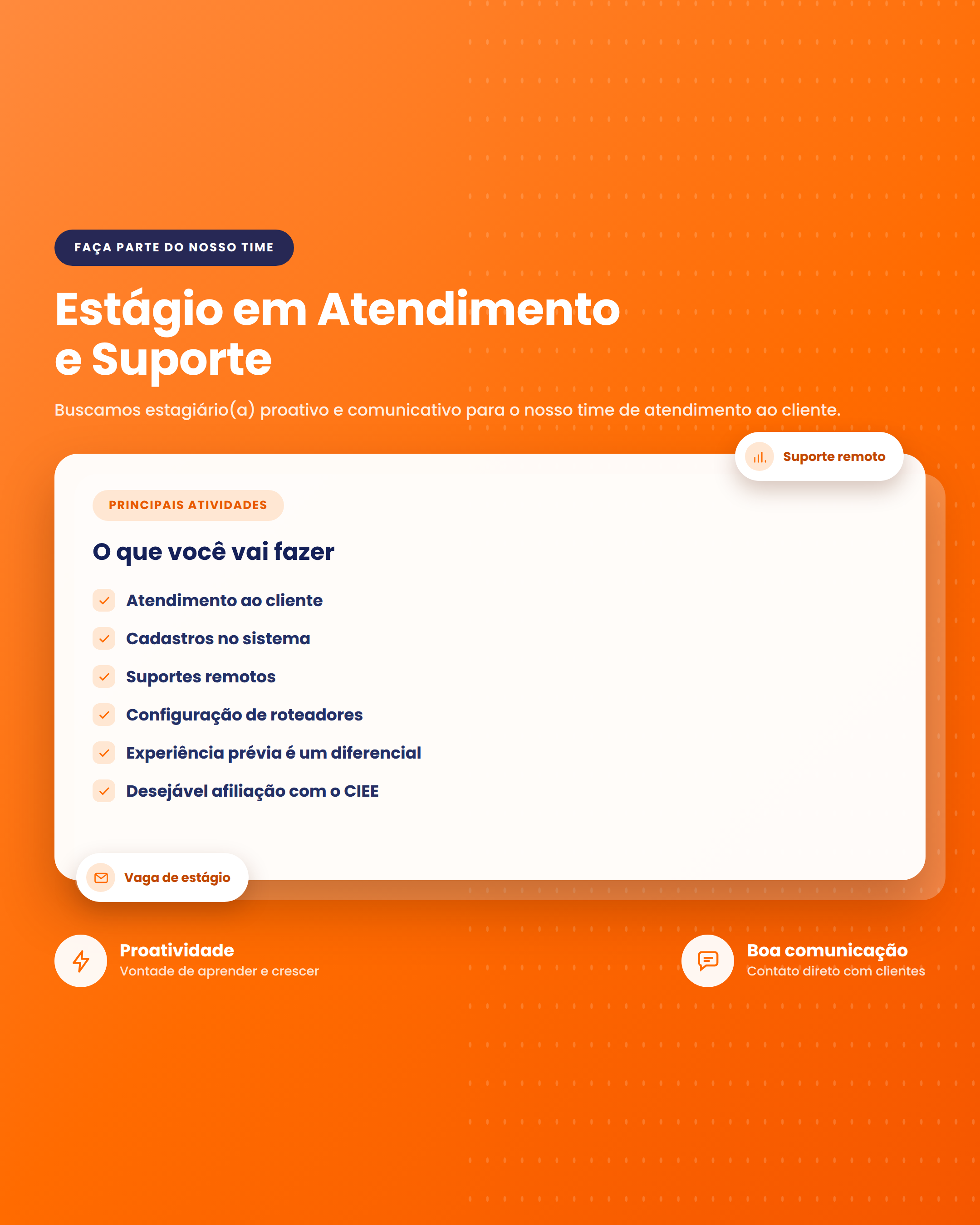 Vaga de estágio na LogLink — comece sua carreira com a gente