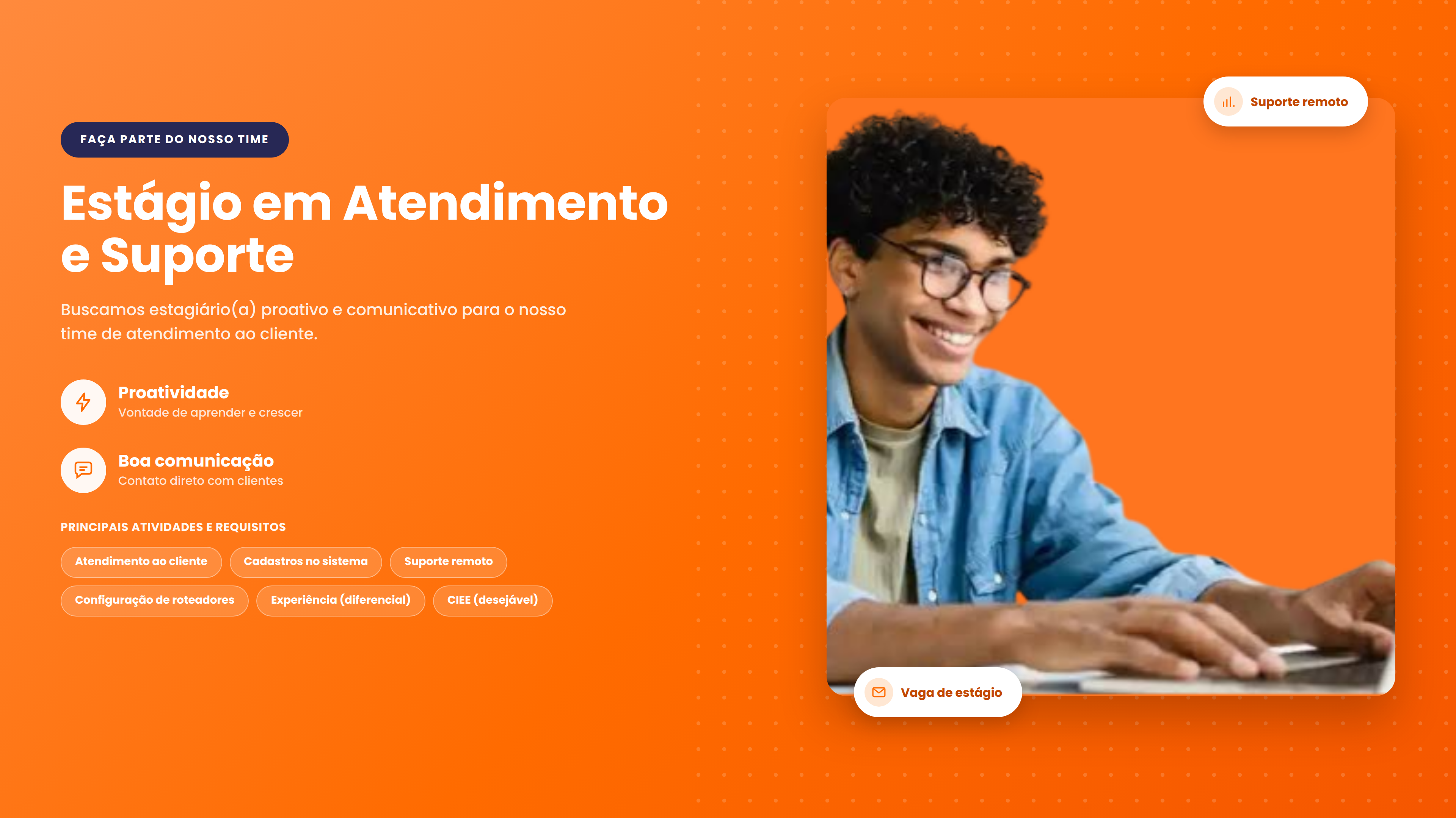 Vaga de estágio na LogLink — comece sua carreira com a gente
